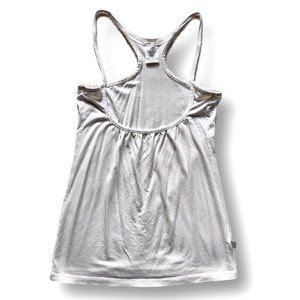 Underbust Naked Nursing Tank - White Luxury Bamboo